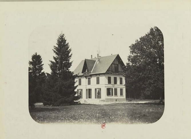 Pavillon de Mézières - Tiré de l'ouvrage L'Equipage du marquis de Chambray - Photos de Maurice de Gasté (1894) - Bnf (Gallica)